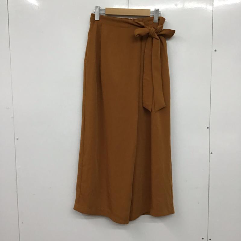ナノベース nano base ボトムス ボトムス 38 無地 茶 / ブラウン /  レディース USED 古着 中古 10072670
