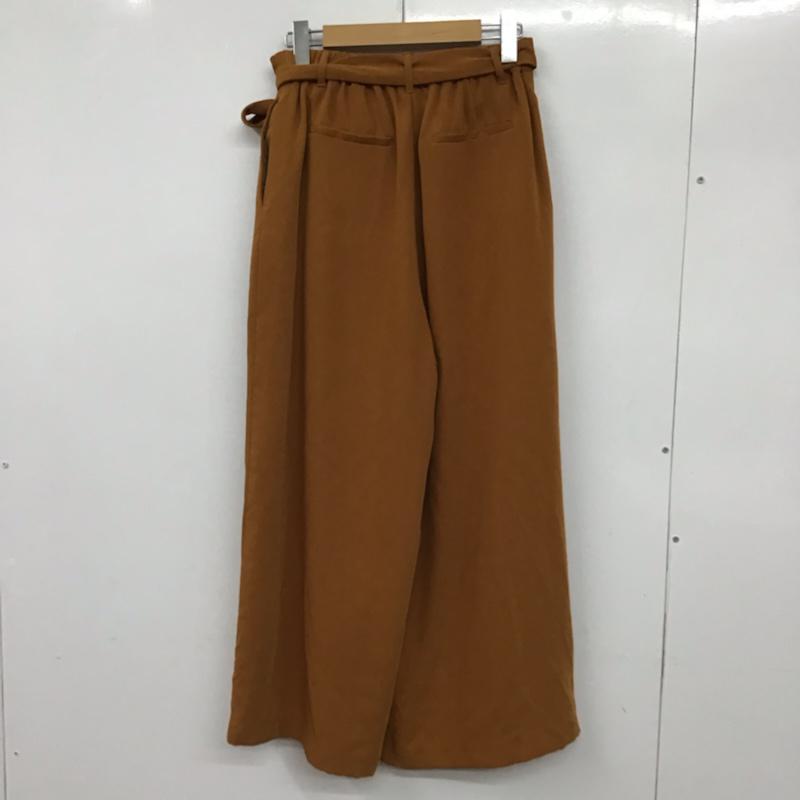 ナノベース nano base ボトムス ボトムス 38 無地 茶 / ブラウン /  レディース USED 古着 中古 10072670
