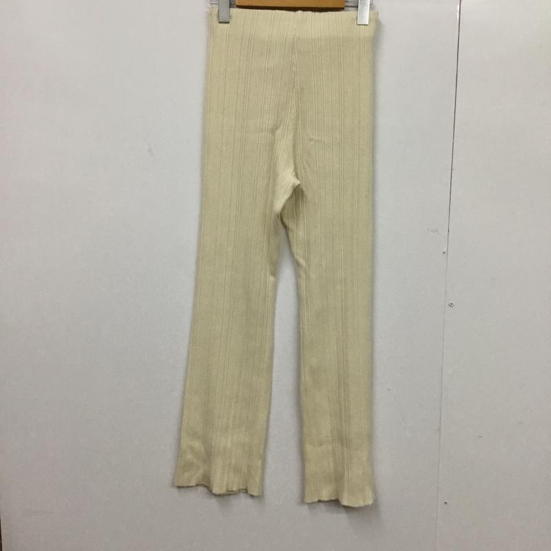 ムルーア MURUA ボトムス ボトムス FREE 無地 オフホワイト / オフホワイト /  レディース USED 古着 中古 10072679