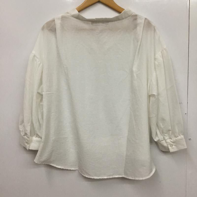 フレームス レイカズン frames RAY CASSIN カットソー 長袖 FREE 無地 白 / ホワイト /  レディース USED 古着 中古 10072680