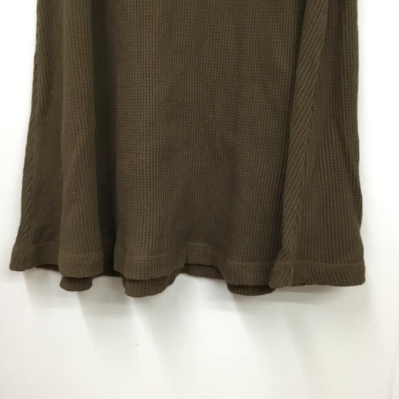 ニコアンド niko and... スカート ロングスカート M 無地 茶 / ブラウン /  レディース USED 古着 中古 10072694