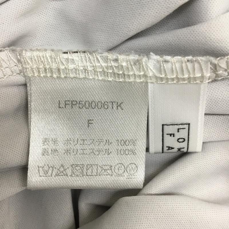 ローリーズファーム LOWRYS FARM スカート ロングスカート プリーツスカート FREE 総柄 白 / ホワイト /  レディース USED 古着 中古 10072695