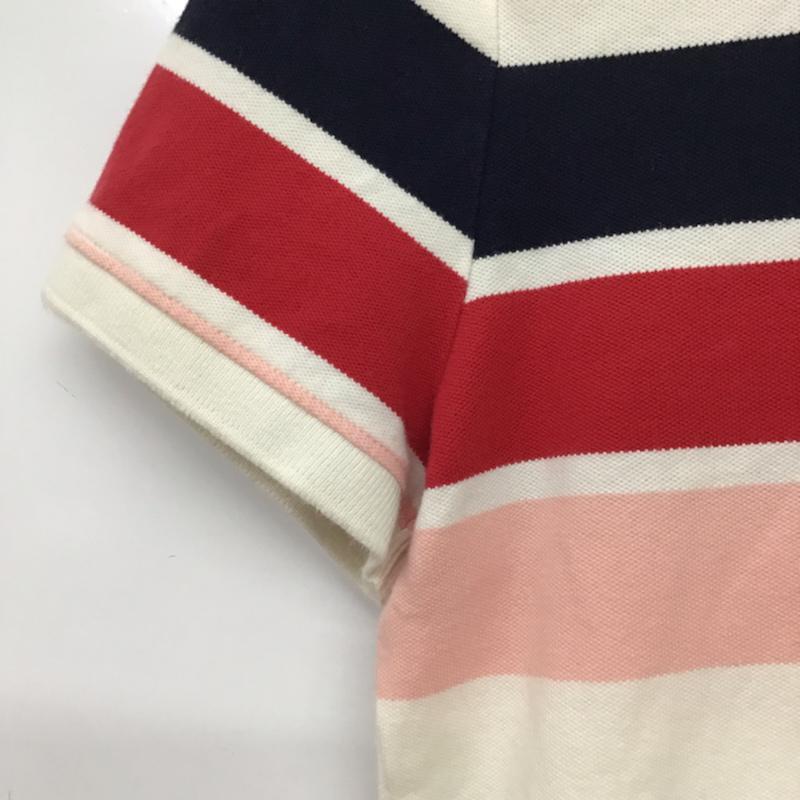 トミーヒルフィガー TOMMY HILFIGER ポロシャツ 半袖 S ボーダー柄 マルチカラー / マルチカラー /  レディース USED 古着 中古 10072705