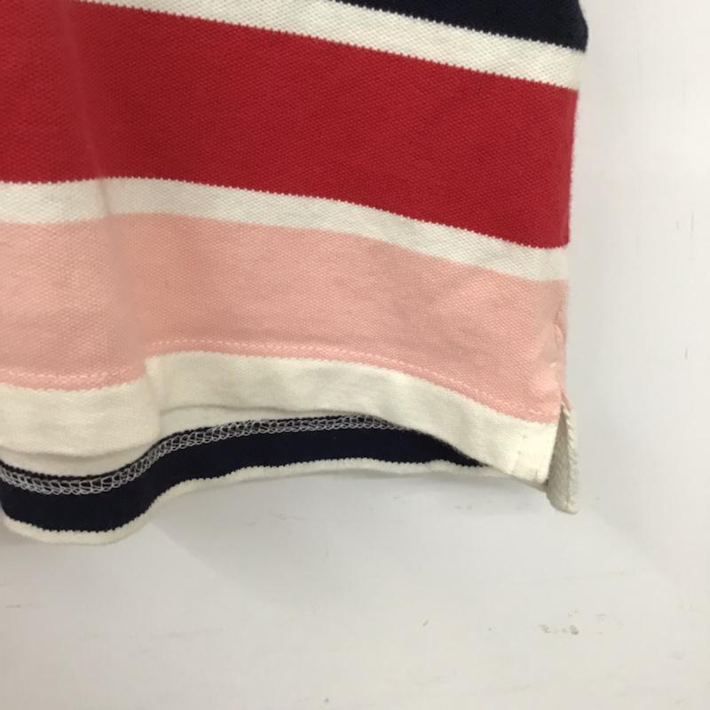 トミーヒルフィガー TOMMY HILFIGER ポロシャツ 半袖 S ボーダー柄 マルチカラー / マルチカラー /  レディース USED 古着 中古 10072705