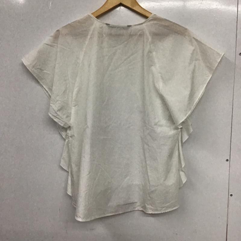 ザラベーシック ZARA BASIC カットソー 半袖 M 無地 白 / ホワイト /  レディース USED 古着 中古 10072706