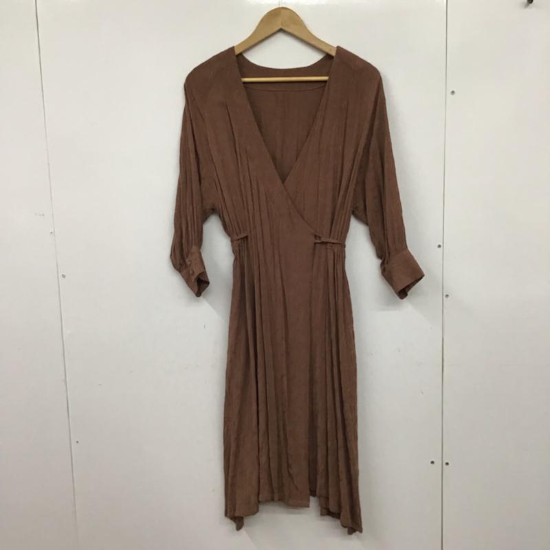 セレクトモカ select MOCA ワンピース ロングスカート M 無地 茶 / ブラウン /  レディース USED 古着 中古 10072709