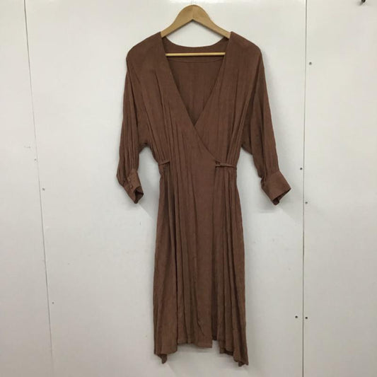 セレクトモカ select MOCA ワンピース ロングスカート M 無地 茶 / ブラウン /  レディース USED 古着 中古 10072709