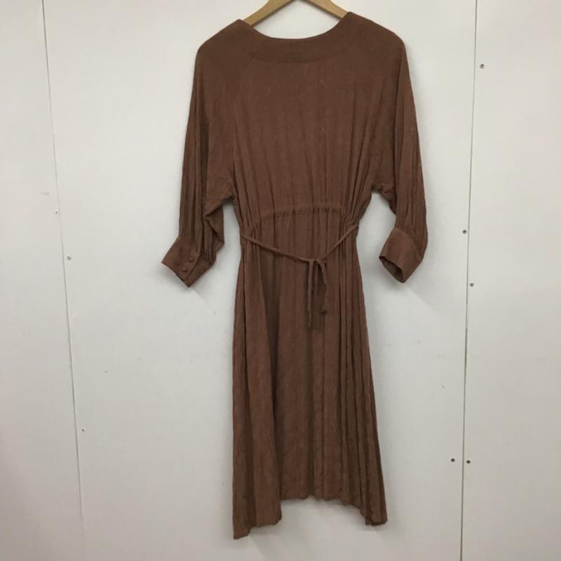 セレクトモカ select MOCA ワンピース ロングスカート M 無地 茶 / ブラウン /  レディース USED 古着 中古 10072709