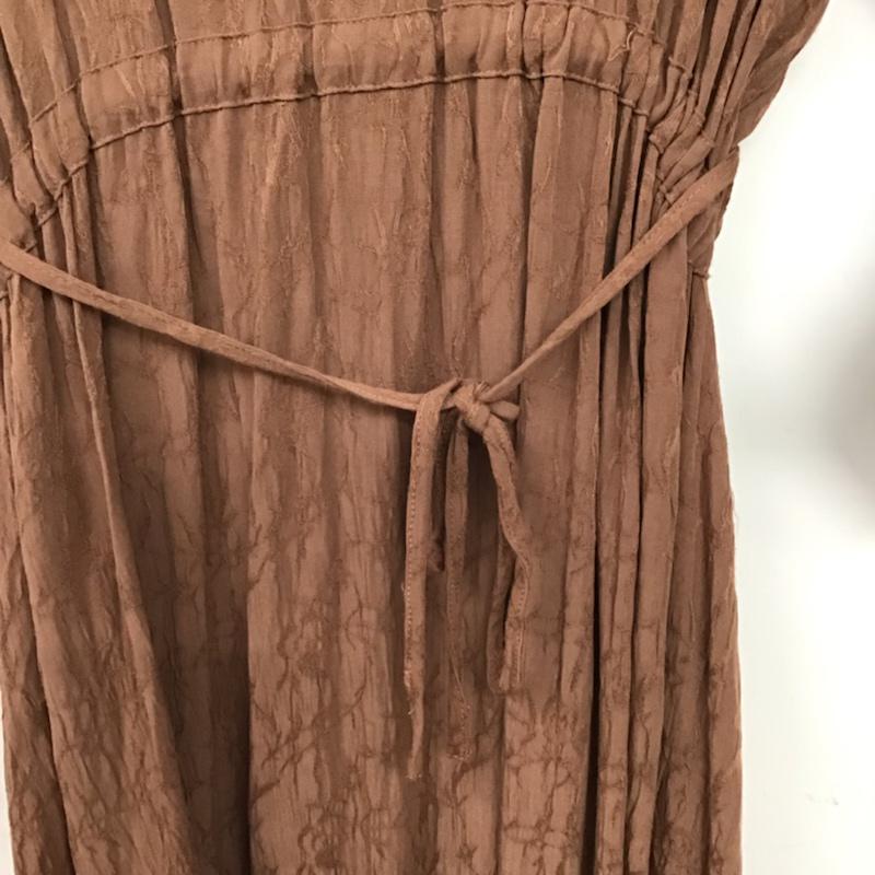 セレクトモカ select MOCA ワンピース ロングスカート M 無地 茶 / ブラウン /  レディース USED 古着 中古 10072709