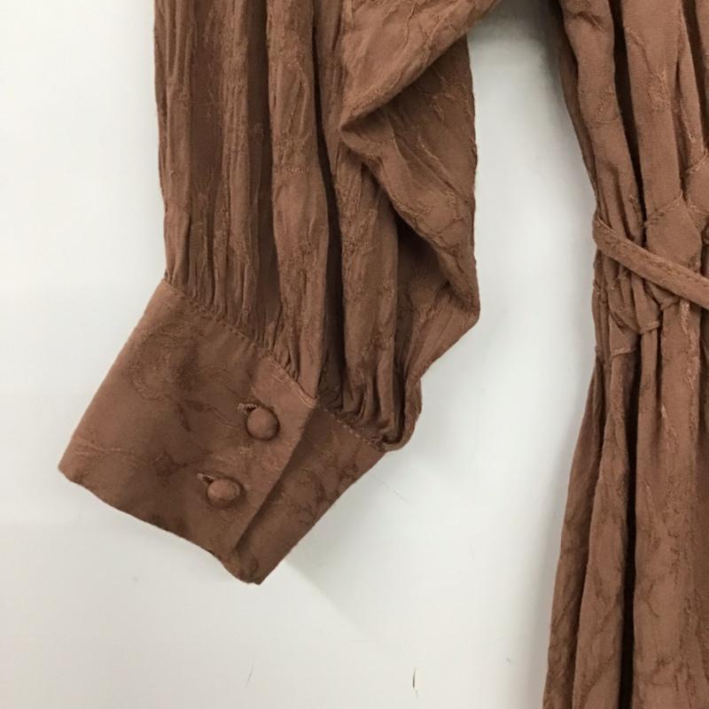 セレクトモカ select MOCA ワンピース ロングスカート M 無地 茶 / ブラウン /  レディース USED 古着 中古 10072709