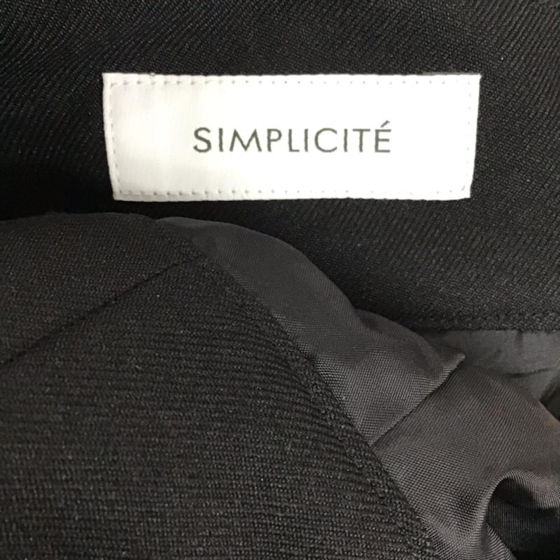 シンプリシテェ Simplicite サロペット・オーバーオール サロペット、オーバーオール FREE 無地 黒 / ブラック /  レディース USED 古着 中古 10072710