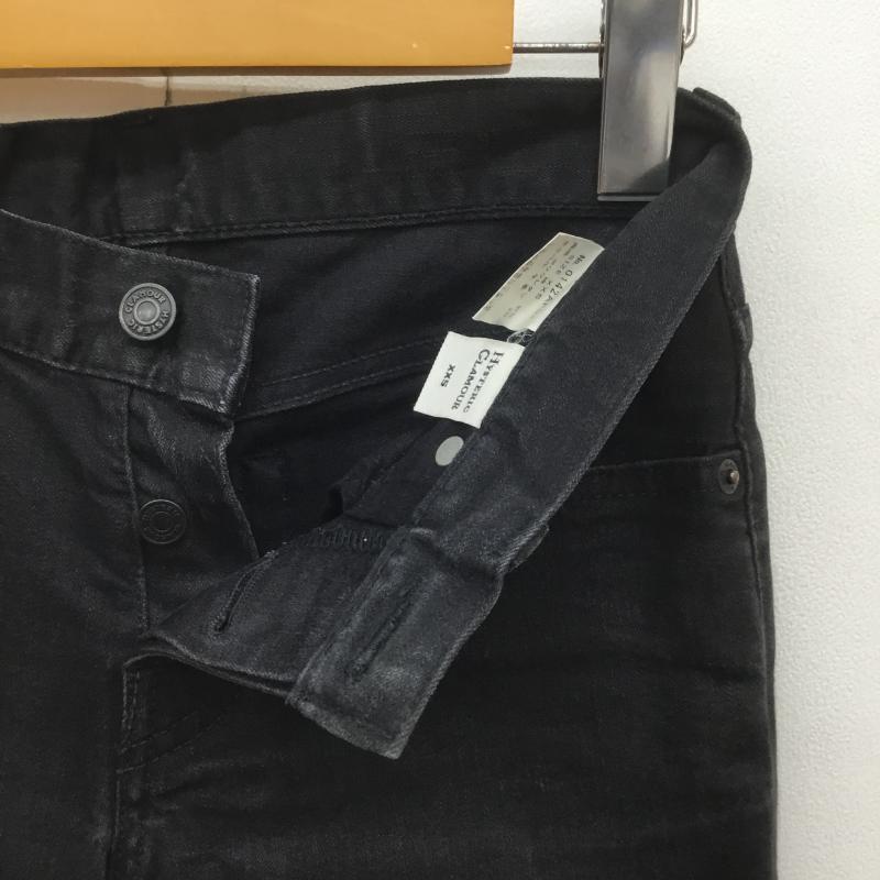 ヒステリックグラマー HYSTERIC GLAMOUR パンツ デニム、ジーンズ XXS 黒 / ブラック /  メンズ USED 古着 中古 10072728