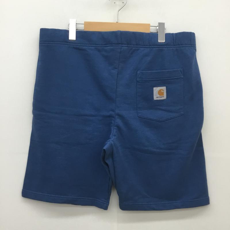 カーハート ダブリューアイピー Carhartt WIP パンツ ショートパンツ XL ロゴ、文字 青 / ブルー /  メンズ USED 古着 中古 10072732