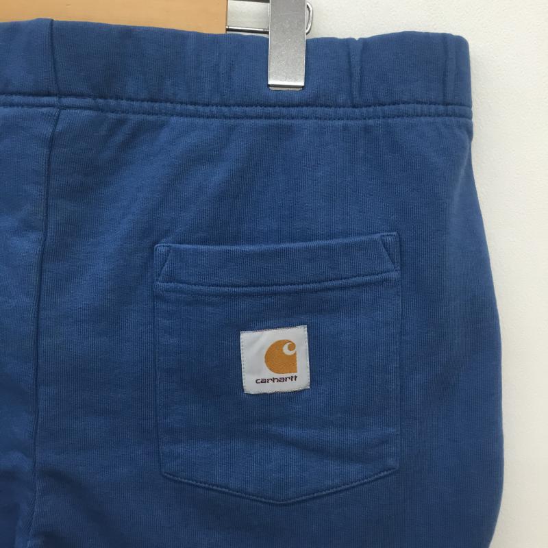 カーハート ダブリューアイピー Carhartt WIP パンツ ショートパンツ XL ロゴ、文字 青 / ブルー /  メンズ USED 古着 中古 10072732