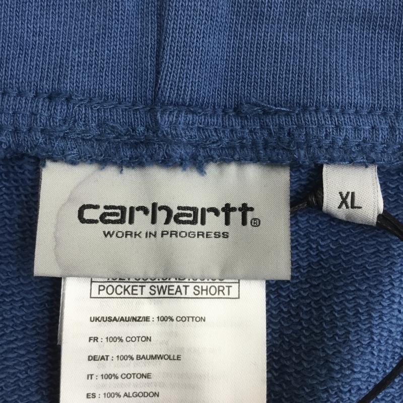カーハート ダブリューアイピー Carhartt WIP パンツ ショートパンツ XL ロゴ、文字 青 / ブルー /  メンズ USED 古着 中古 10072732