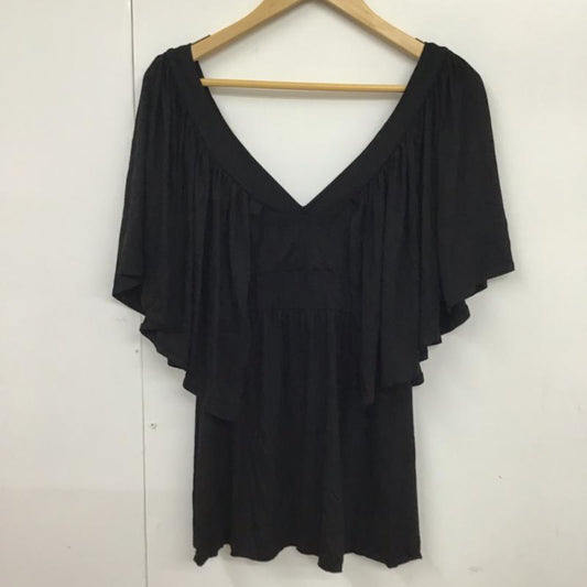 エルビーゼロスリー LB-03 カットソー 半袖 10211252 Vネック FREE 無地 黒 / ブラック /  レディース USED 古着 中古 10072753