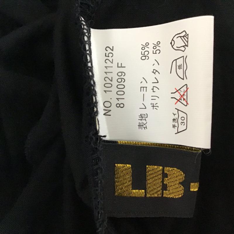 エルビーゼロスリー LB-03 カットソー 半袖 10211252 Vネック FREE 無地 黒 / ブラック /  レディース USED 古着 中古 10072753