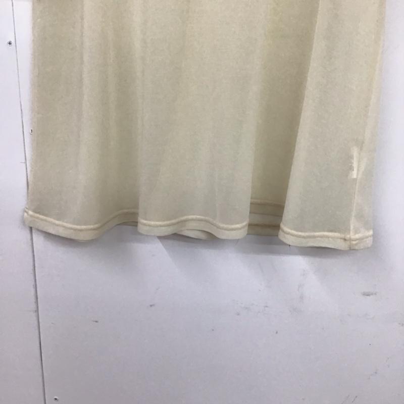 エージーバイアクアガール AGBYAQUAGIRL カットソー 半袖 C12-18451 エスパンディープルオーバー M 無地 アイボリー / アイボリー /  レディース USED 古着 中古 10072759