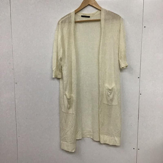 イング INGNI カーディガン 七分袖 161-612826-03 M 無地 オフホワイト / オフホワイト /  レディース USED 古着 中古 10072767