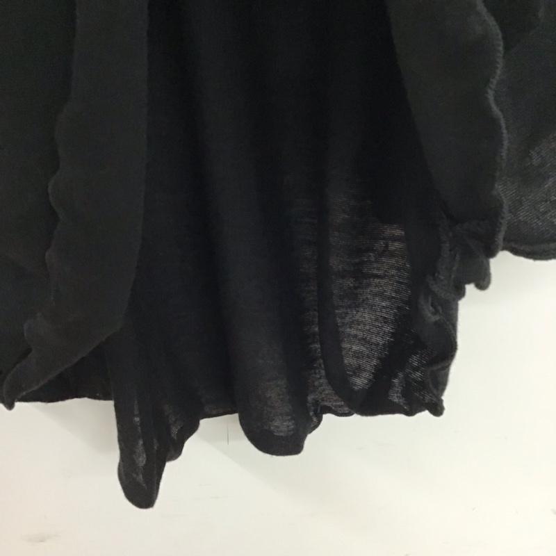 アズールバイマウジー AZUL BY MOUSSY カットソー 半袖 2504S180-1660 ビーズ 7号 無地 黒 / ブラック /  レディース USED 古着 中古 10072771