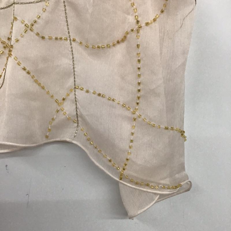 ムルーア MURUA カットソー 半袖 011030401801 ビーズ FREE  桃 / ピンク / X 金 / ゴールド /  レディース USED 古着 中古 10072780