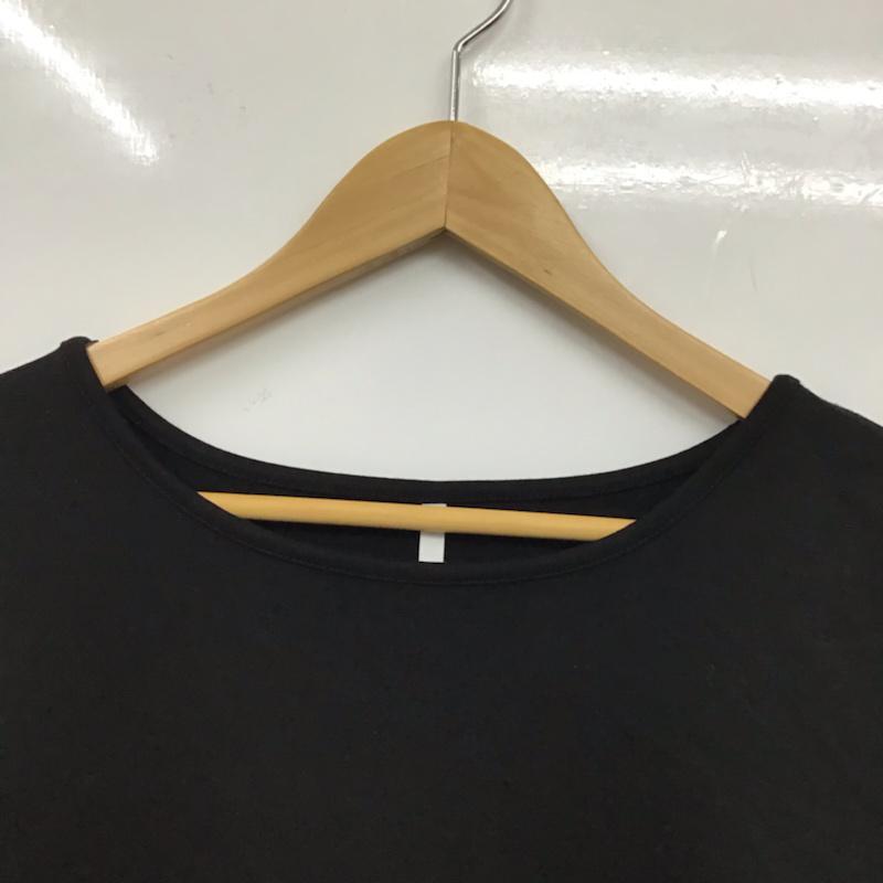 エル ELLE ワンピース ひざ丈スカート JCKCP-10049 バイカラー 長袖 38  黒 / ブラック / black X ベージュ / ベージュ / beige レディース USED 古着 中古 10072830