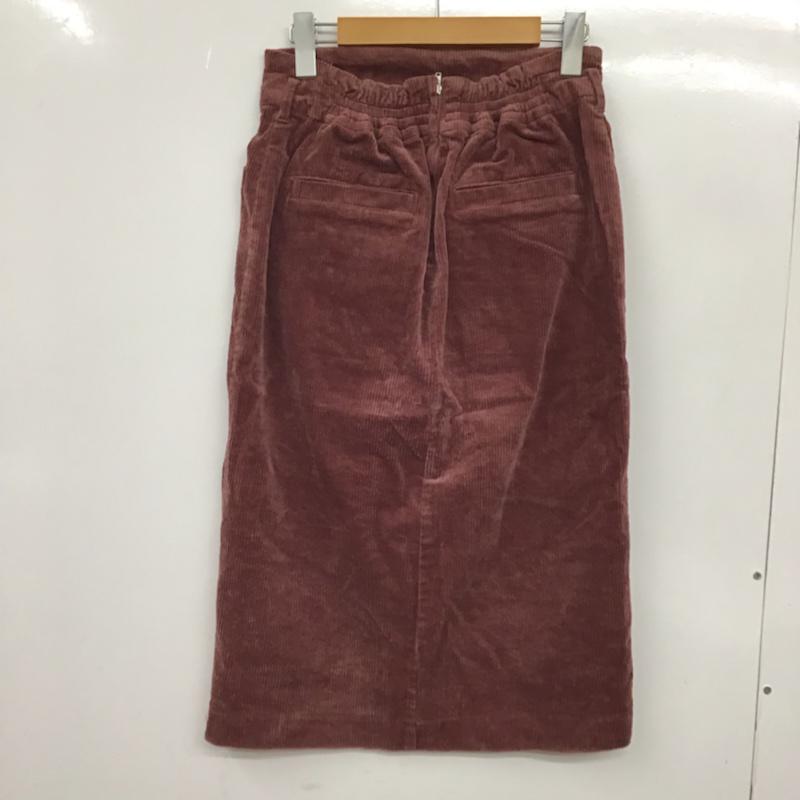 ヘザー Heather スカート ひざ丈スカート コーデュロイスカート S 無地 桃 / ピンク /  レディース USED 古着 中古 10072842