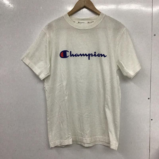 チャンピオン Champion Tシャツ 半袖 L プリント 白 / ホワイト /  メンズ USED 古着 中古 10072856