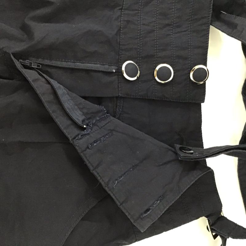 セシルマクビー CECIL McBEE パンツ ショートパンツ 10LU28 サスペンダー付き M 無地 紺 / ネイビー /  レディース USED 古着 中古 10072863