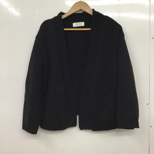 ローリーズファーム LOWRYS FARM カーディガン 長袖 ニットカーディガン M 無地 黒 / ブラック /  レディース USED 古着 中古 10072871