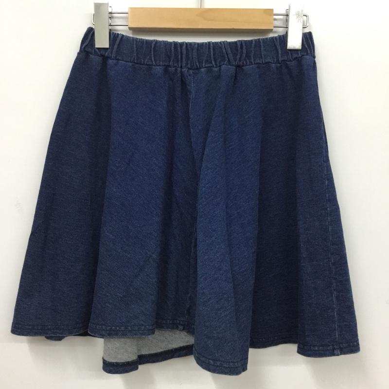 ローリーズファーム LOWRYS FARM スカート ひざ丈スカート NLA50001JW デニム FREE 無地 インディゴ / インディゴ /  レディース USED 古着 中古 10072872