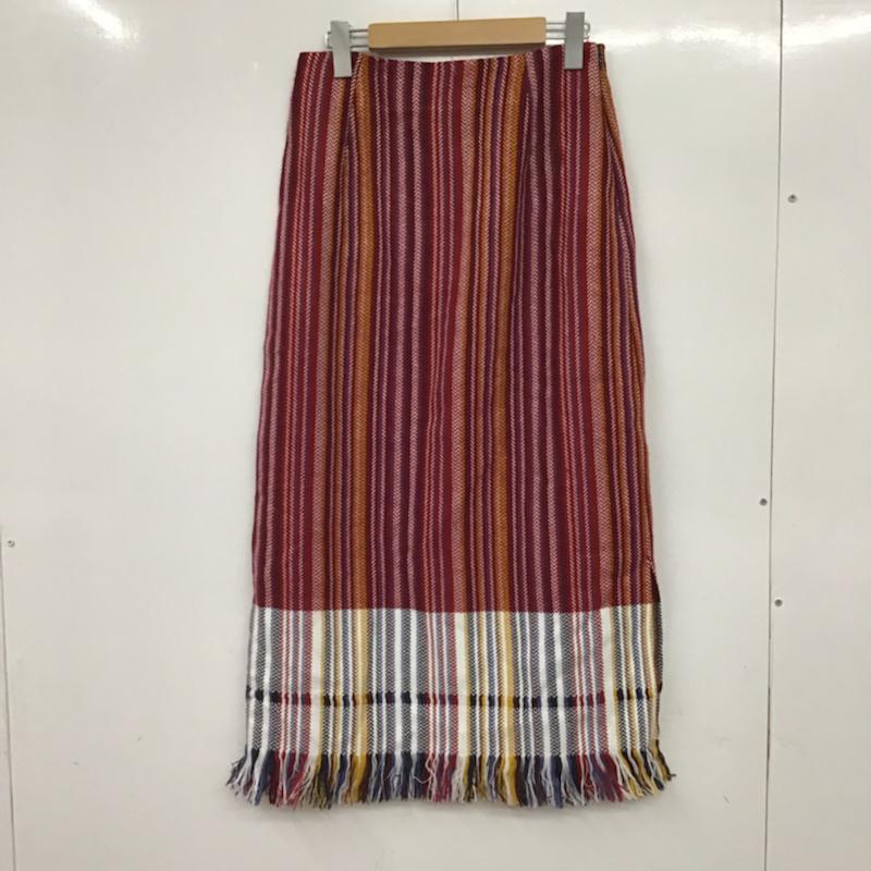 マウジー MOUSSY スカート ひざ丈スカート 2 無地 マルチカラー / マルチカラー /  レディース USED 古着 中古 10072893