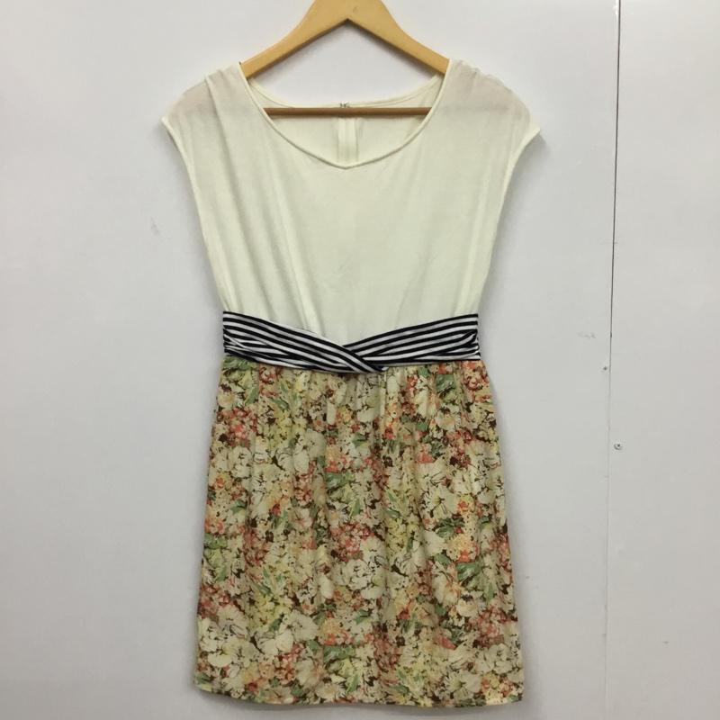 ジルスチュアート JILLSTUART ワンピース ひざ丈スカート 125-162090 バックファスナー S 花柄 マルチカラー / マルチカラー /  レディース USED 古着 中古 10072899