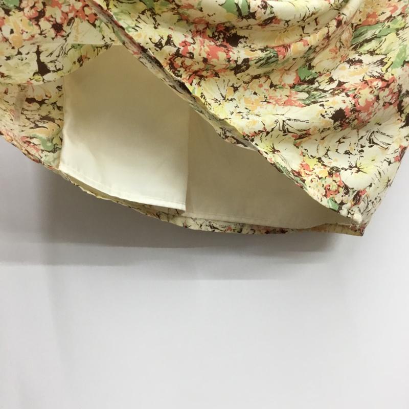 ジルスチュアート JILLSTUART ワンピース ひざ丈スカート 125-162090 バックファスナー S 花柄 マルチカラー / マルチカラー /  レディース USED 古着 中古 10072899