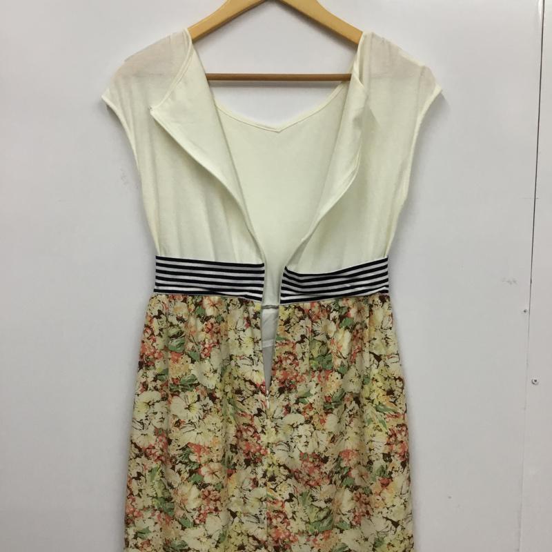 ジルスチュアート JILLSTUART ワンピース ひざ丈スカート 125-162090 バックファスナー S 花柄 マルチカラー / マルチカラー /  レディース USED 古着 中古 10072899