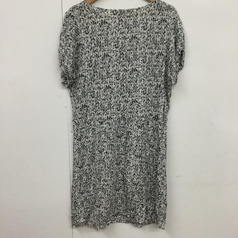グローバルワーク GLOBAL WORK ワンピース ひざ丈スカート GW077005AK 刺繍 L 総柄 白 / ホワイト / X 黒 / ブラック / X えんじ / ワインレッド /  レディース USED 古着 中古 10072913