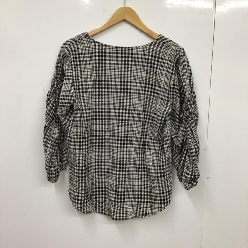 ザラベーシック ZARA BASIC カットソー 長袖 XS チェック マルチカラー / マルチカラー /  レディース USED 古着 中古 10072921