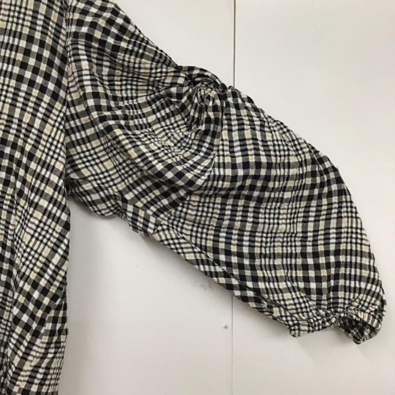 ザラベーシック ZARA BASIC カットソー 長袖 XS チェック マルチカラー / マルチカラー /  レディース USED 古着 中古 10072921