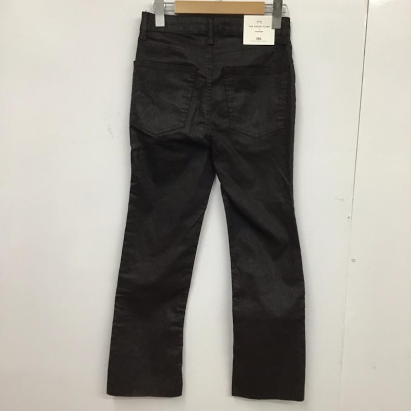 ザラ ZARA ボトムス ボトムス タグ付 34 無地 茶 / ブラウン /  レディース USED 古着 中古 10072946
