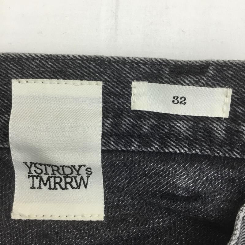 イエスタディズトゥモロウ YSTRD'S TMRRW パンツ デニム、ジーンズ ダメージ加工 32インチ ダメージ加工 灰 / グレー /  メンズ USED 古着 中古 10072992