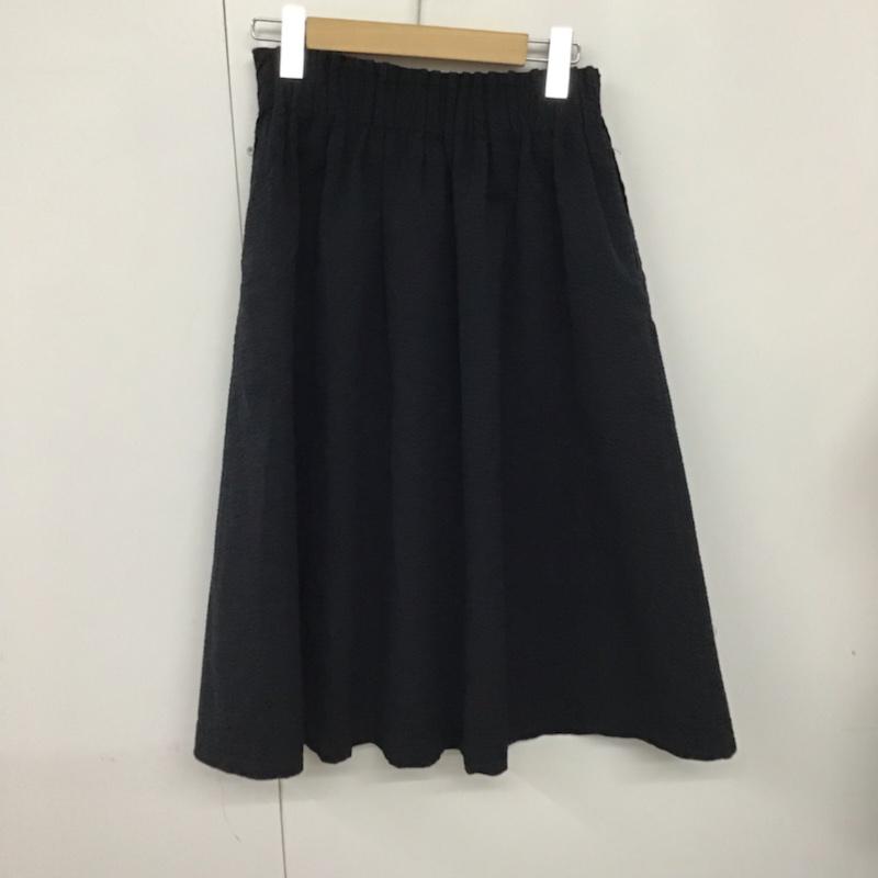 スタディオクリップ studio CLIP スカート ひざ丈スカート 無地 紺 / ネイビー /  レディース USED 古着 中古 10073103