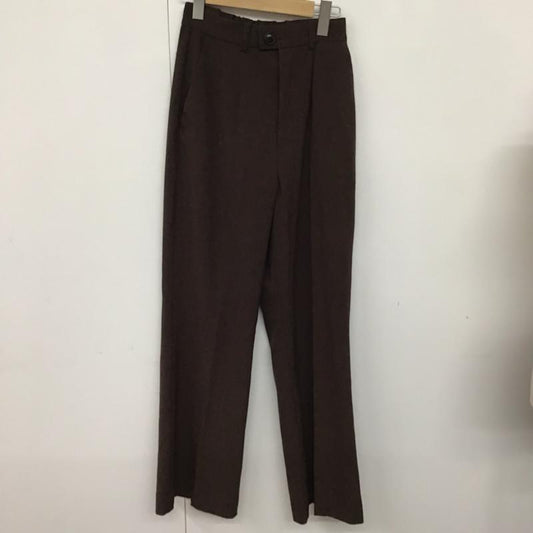 マウジー MOUSSY パンツ スラックス 1 無地 茶 / ブラウン /  レディース USED 古着 中古 10073118