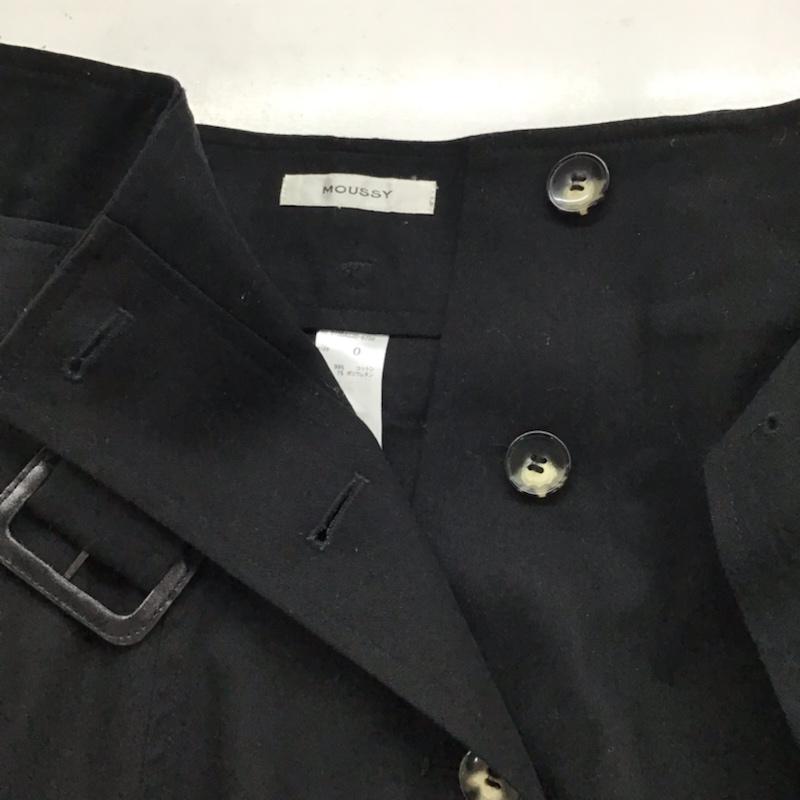 マウジー MOUSSY スカート ロングスカート 0 無地 黒 / ブラック /  レディース USED 古着 中古 10073122