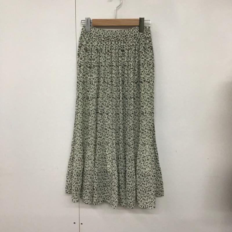 ローリーズファーム LOWRYS FARM スカート ロングスカート プリーツスカート FREE 総柄 X 花柄 マルチカラー / マルチカラー /  レディース USED 古着 中古 10073126