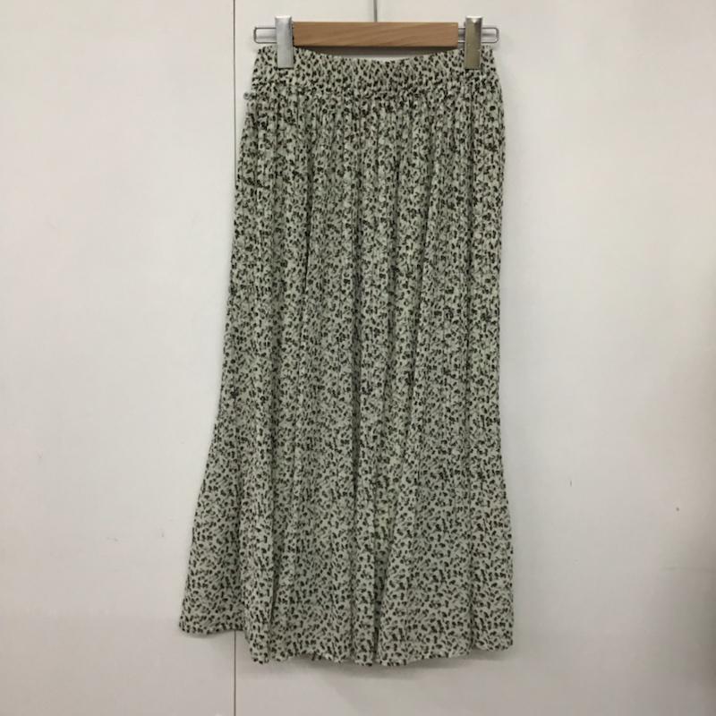 ローリーズファーム LOWRYS FARM スカート ロングスカート プリーツスカート FREE 総柄 X 花柄 マルチカラー / マルチカラー /  レディース USED 古着 中古 10073126