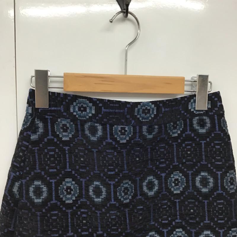 ザラベーシック ZARA BASIC スカート ミニスカート XS 総柄 マルチカラー / マルチカラー /  レディース USED 古着 中古 10073128