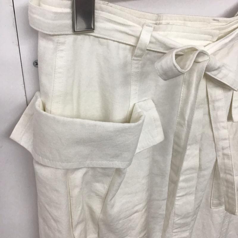 マウジー MOUSSY スカート ロングスカート 0 無地 白 / ホワイト /  レディース USED 古着 中古 10073137