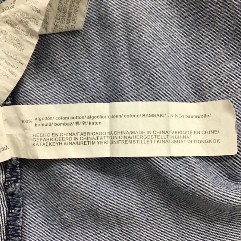 ザラ ZARA スカート ひざ丈スカート デニムスカート XS 無地 インディゴ / インディゴ /  レディース USED 古着 中古 10073139