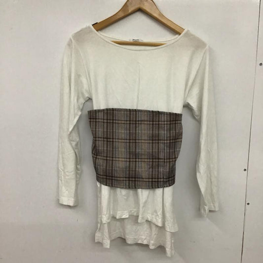 ムルーア MURUA カットソー 長袖 FREE 無地 白 / ホワイト /  レディース USED 古着 中古 10073144