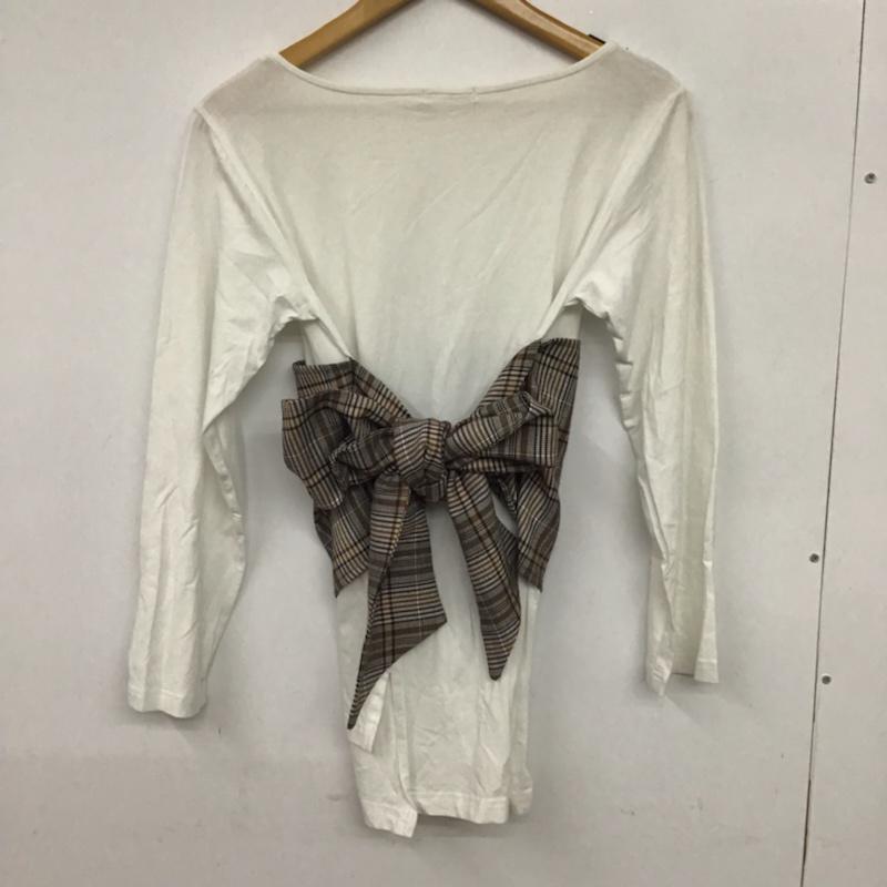 ムルーア MURUA カットソー 長袖 FREE 無地 白 / ホワイト /  レディース USED 古着 中古 10073144